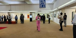 著名书法家李皓应邀参加“大美无疆 共通共享”——中蒙文化交流展